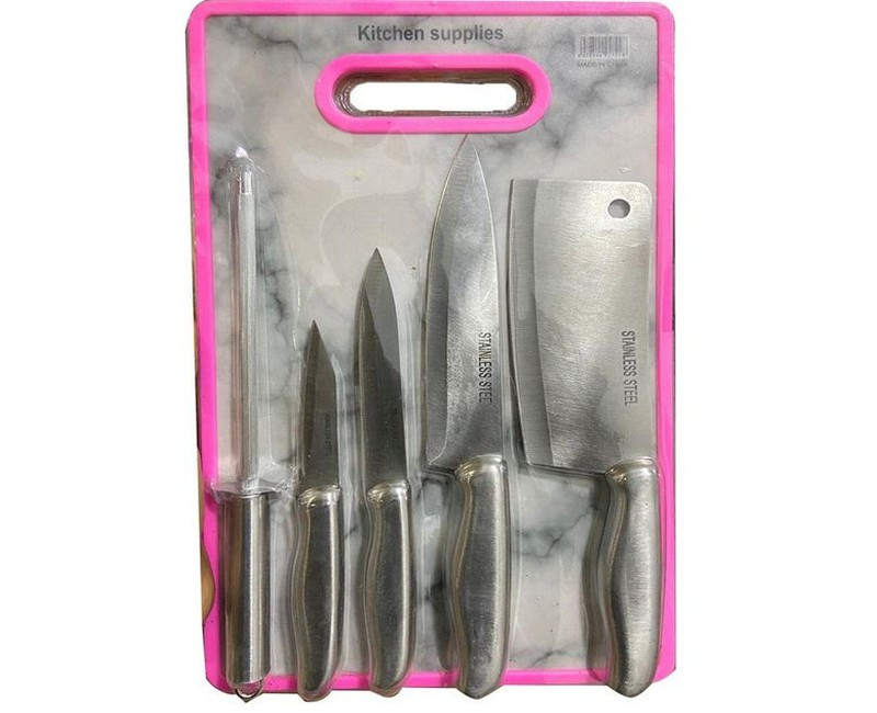5 Piece Set of Knives - Silver