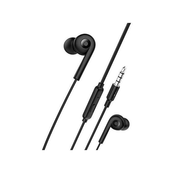 Strong Bass Earphones With Mic - Black