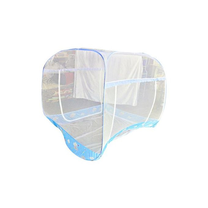 Super Elegant Tent Net - White With Blue