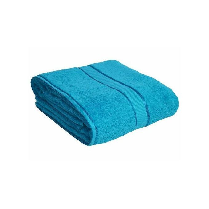 New Large Cotton Bath Towel - Light Blue