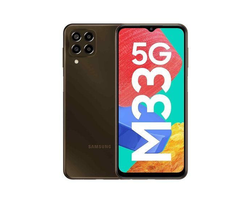 samaung Galaxy M33 - 6.6" 6GB RAM 128GB ROM 50MP 6000mAh - Brown