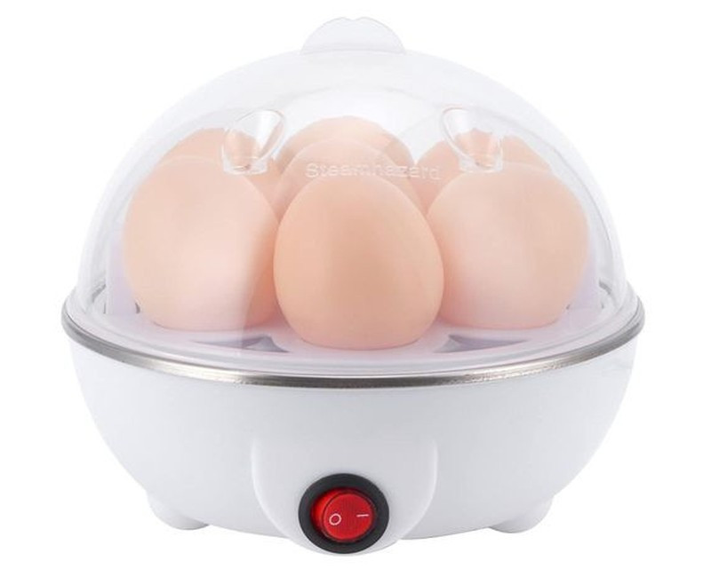 Electric Egg Boiler with 6 Slots - Multicolor
