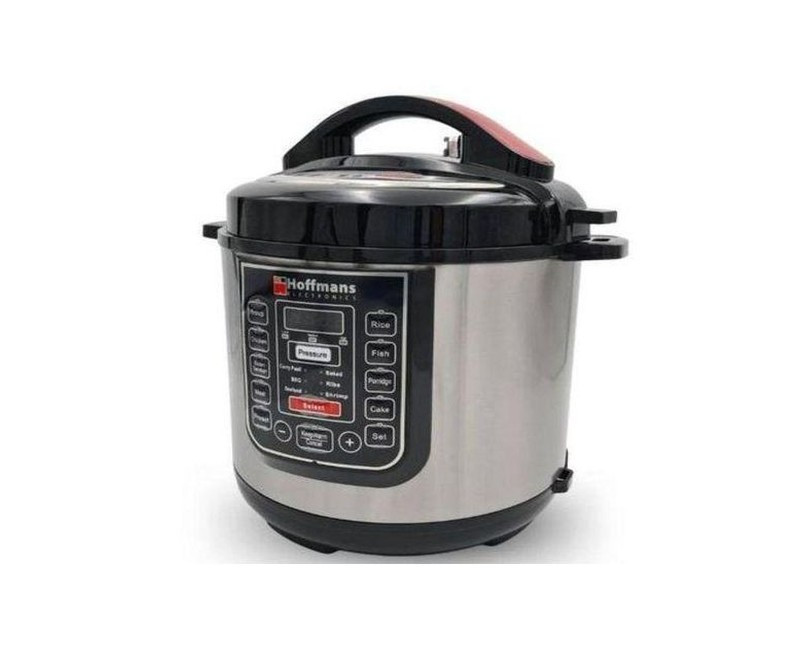 6.5L Genuine 14 In 1 Digital Electric Pressure Cooker - Red, Silver.
