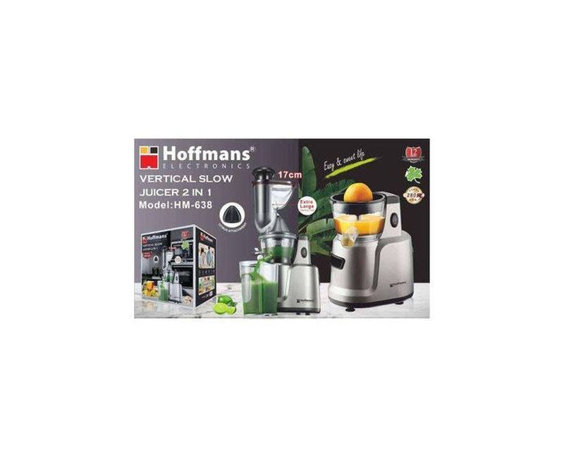 Hoffmans Vertical slow juicer 2 in 1
