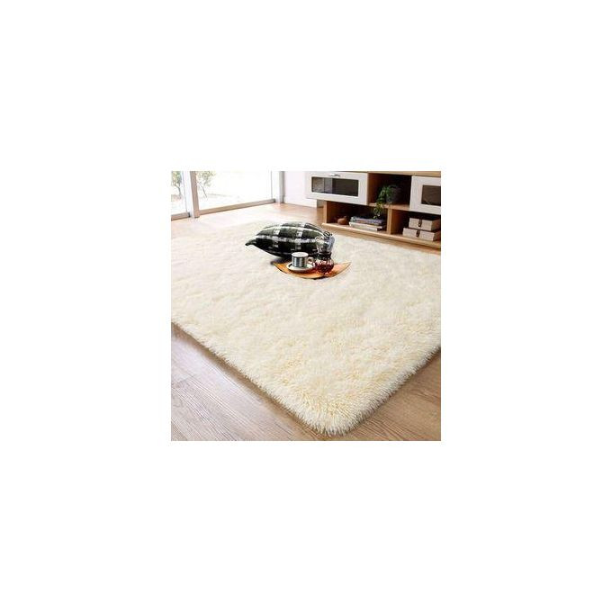 Fluffy Anti-skid Carpets Fluffy Rugs - Off White