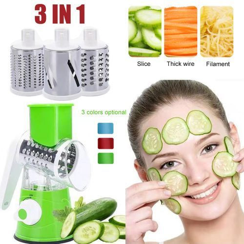 TableTop Drum vegetable hand-cranked Q rotary grater