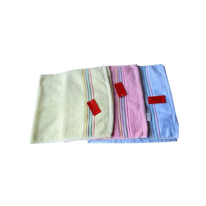 Set Of Bath Kitchen Car Cleaning Towels-Pink Blue Cream Multicolor