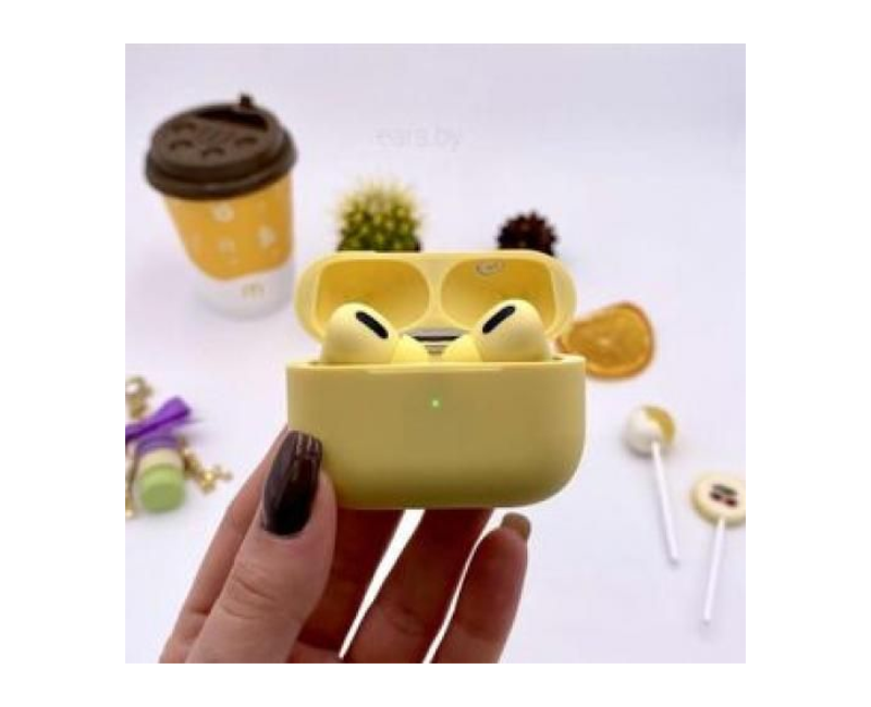 Airpods Pro With Noise Cancellation -Yellow