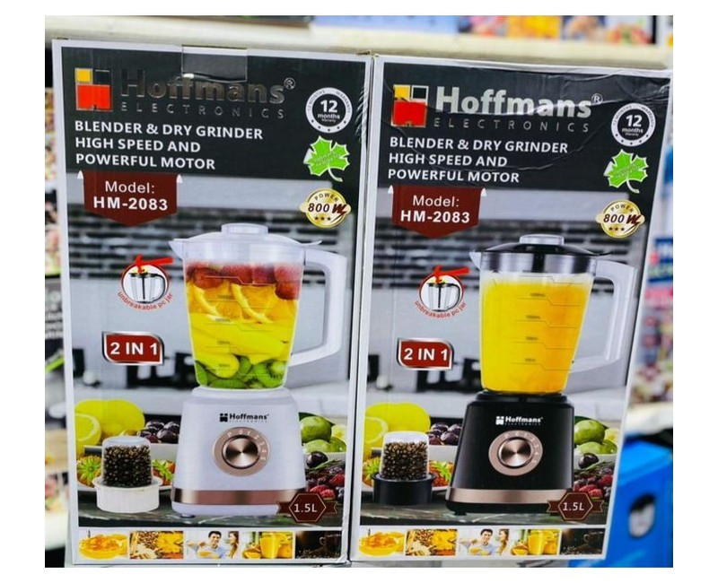 Blender & Dry Grinder, Model HM-2083. Multcolour