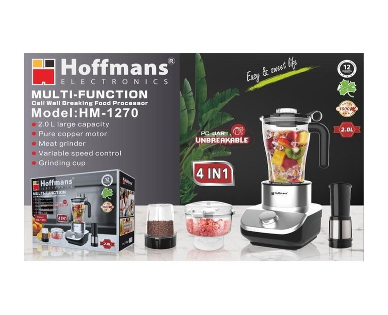 Multi-Function Blender Modle HM-1270 - Black