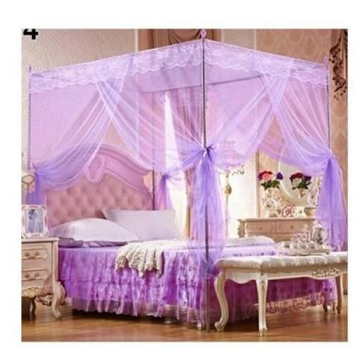 Mosquito Net Without Stands - Purple 4x6
