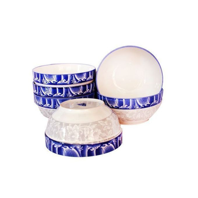 Set Of Soup Bowls, 6pcs - Blue