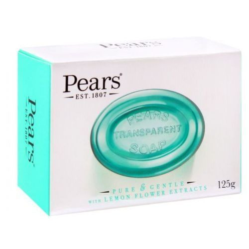 Pears Oil Clear Transparent Bar Soap With Lemon Flower Extracts 125g