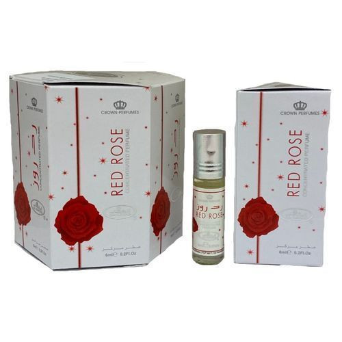 Crown Perfume Set Of Red Rose Concentrate Perfume Oil (6×6ml)