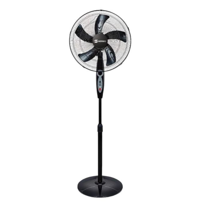 Sayona 16" Floor Standing Fan Adjustable Electric Stand Fan SF 2506 - Black