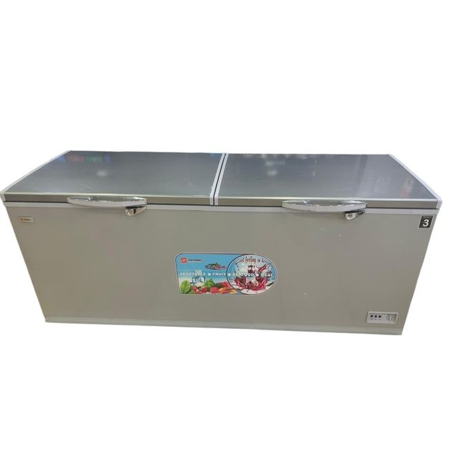 Sayona 650 Litres Double Door Frost-Free Chest Freezer, 6500 - Grey