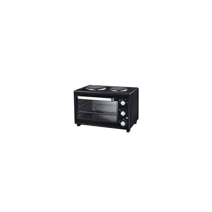 Sayona 35L Mini Electric Oven With Hotplates SO 4368 - Black.