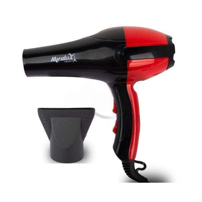 Miralux Pro Saloon Hair Dryer 1200 watts (MHD-110) Black, Red