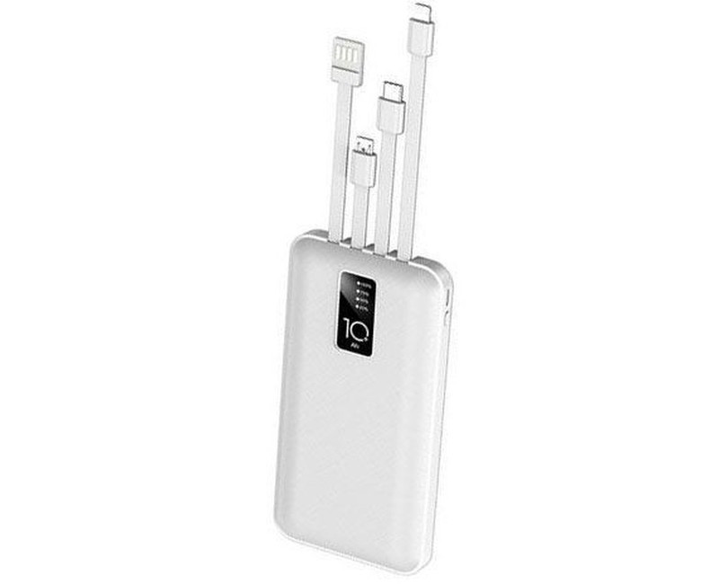 Power Bank Digital Charging 10000mAh- White