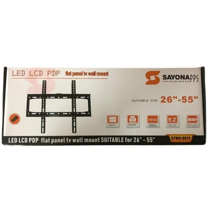Sayona STWM-8018 Flat Panel Tv Wall Mount Suitable For 14" To 42" - Black