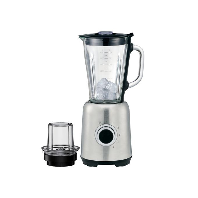 Sayona Heavy Duty 2 In 1 Glass Jar Blender & Grinder, SB-4469 - Grey