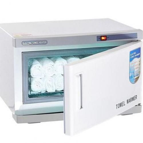 2 In 1 Hot Towel Warmer And UV Sterilization Cabinet Sterilizer - White