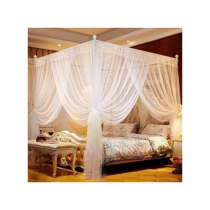 Other 4 By 6 White Mosquito Net With Portable Metallic Stand