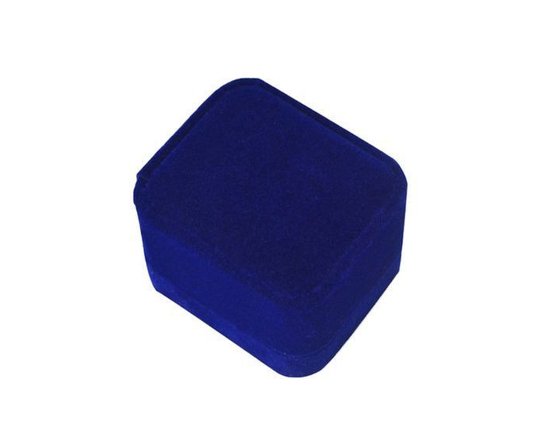 Box Wedding Proposal Ring Holder Display Storage Case - Blue