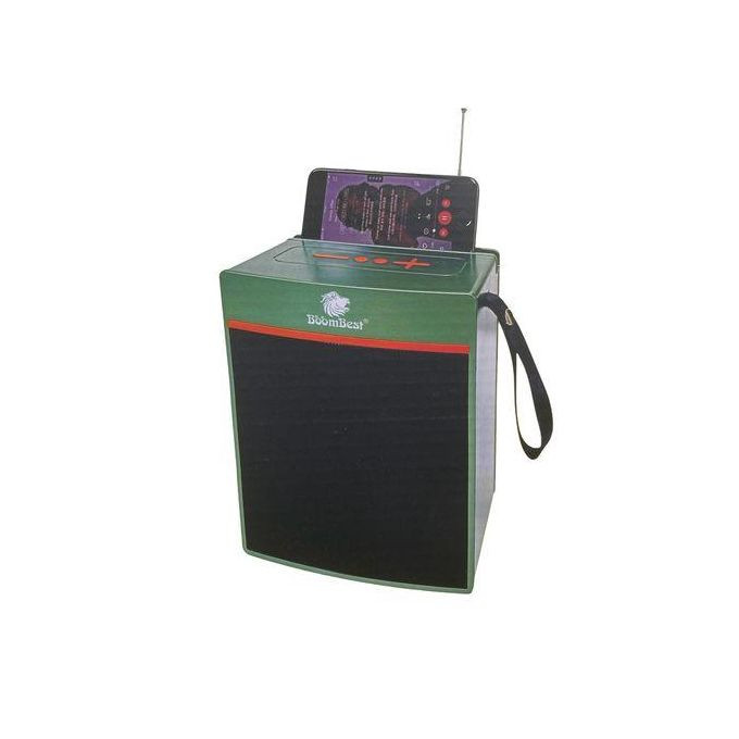 BoomBest Speaker SUPER BASS Speaker Bluetooth Wireless Speaker -Black/Green