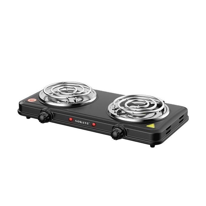 Sokany Electric Stove Double Burner Coil Hotplate