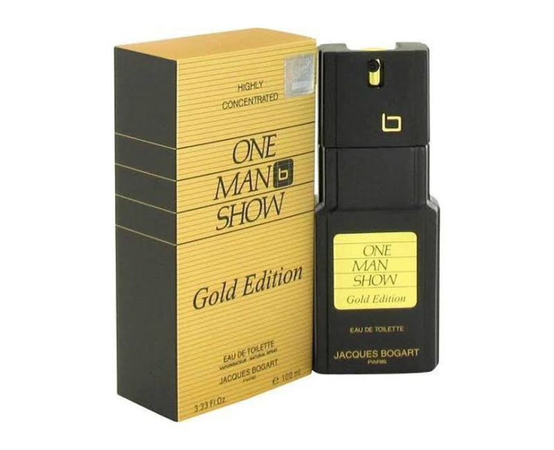 One Man Show Gold Edition Perfume 100ml For Men - Black,Golden