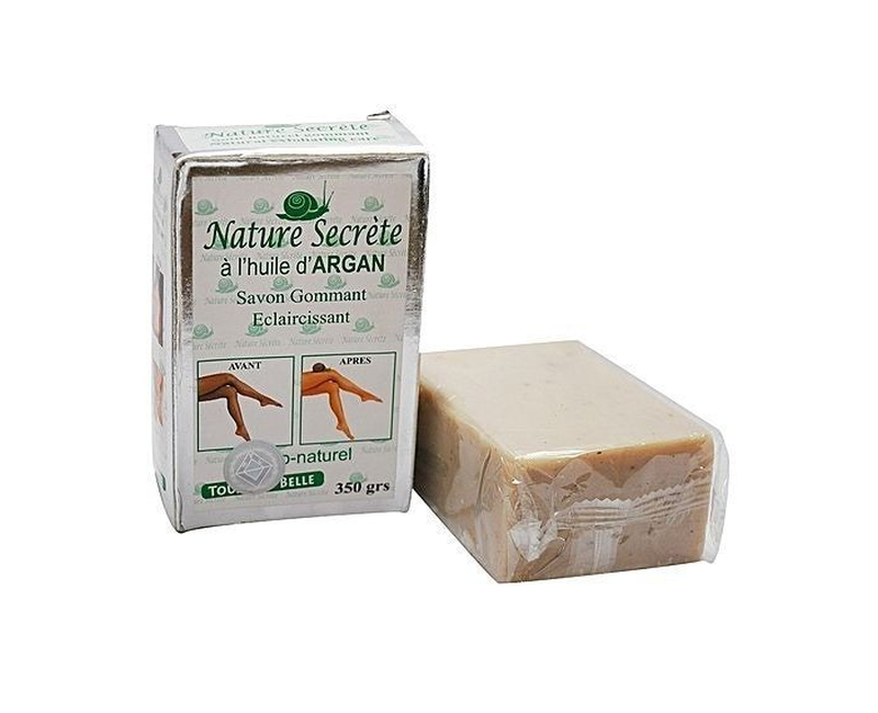 Argan Nature Secrete With Argan Oil Lightening Exfoliating Soap - 350g