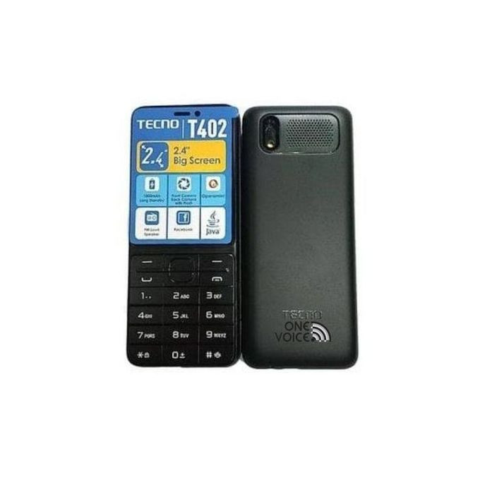 Tecno T402 Triple SIM 2.4″ 4MB RAM 4MB ROM 1150mAh – Black (1 YR WRTY)