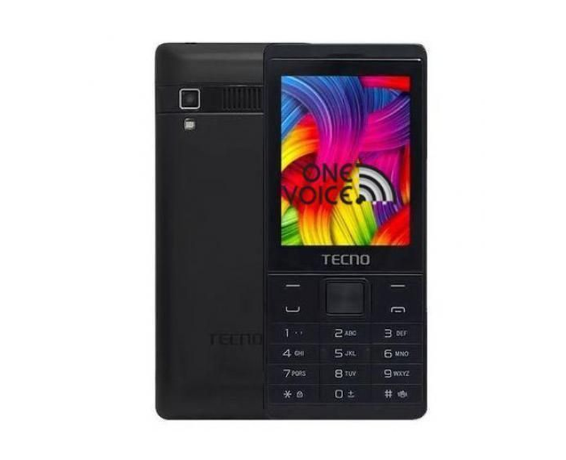 Tecno T528 Display 2.8" Screen 16MB ROM + 8MB RAM Dual SIM Phone-Black