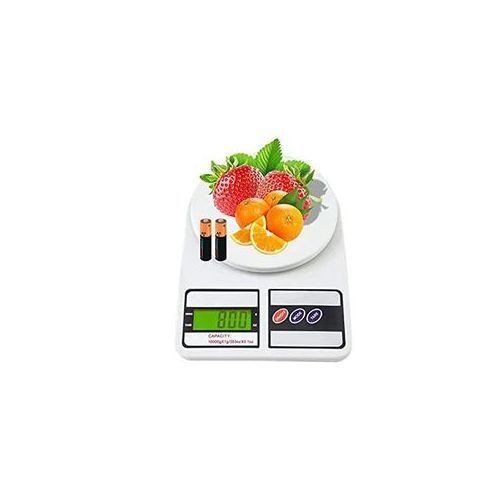 10Kg Digital Kitchen Weighing Scale / Balance - White