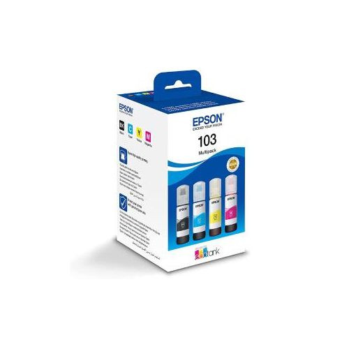 Epson 103 Multipack 4 in 1 ink bottles Black, Magenta, Cyan, Yellow