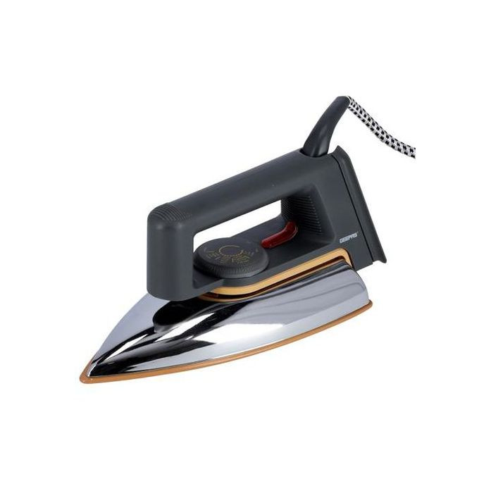 Geepas Non Stick Dry Flat Iron-Silver