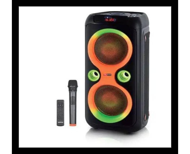 10 Inch Rechargeable Party Speaker Woofer With 1 Microphone And Remote Control Good For Public Speaking - Multiplecolor