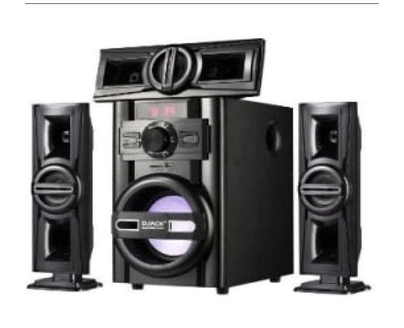 3.1 Full Home Theater Speaker - Multi Media Wireless FM Radio Bluetooth Model May Vary - Black