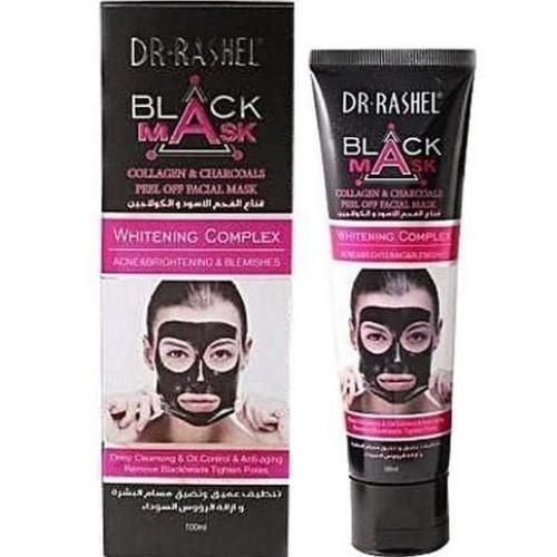 Dr. Rashel Black Mask Collagen & Charcoal Peel Off Mask For Whitening Complexion