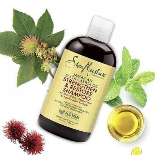 Shea Moisture Jamaican Black Castor Oil, Strengthen & Restore Shampoo, 473ml