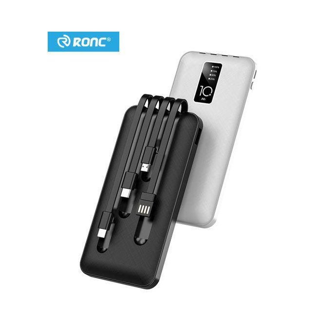 Premium 4 In1 Fast Charging Power Bank 10000mAh Battery- Black