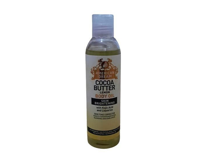 American Dream Cocoa Butter Lemon Brightening Body Oil 200ml