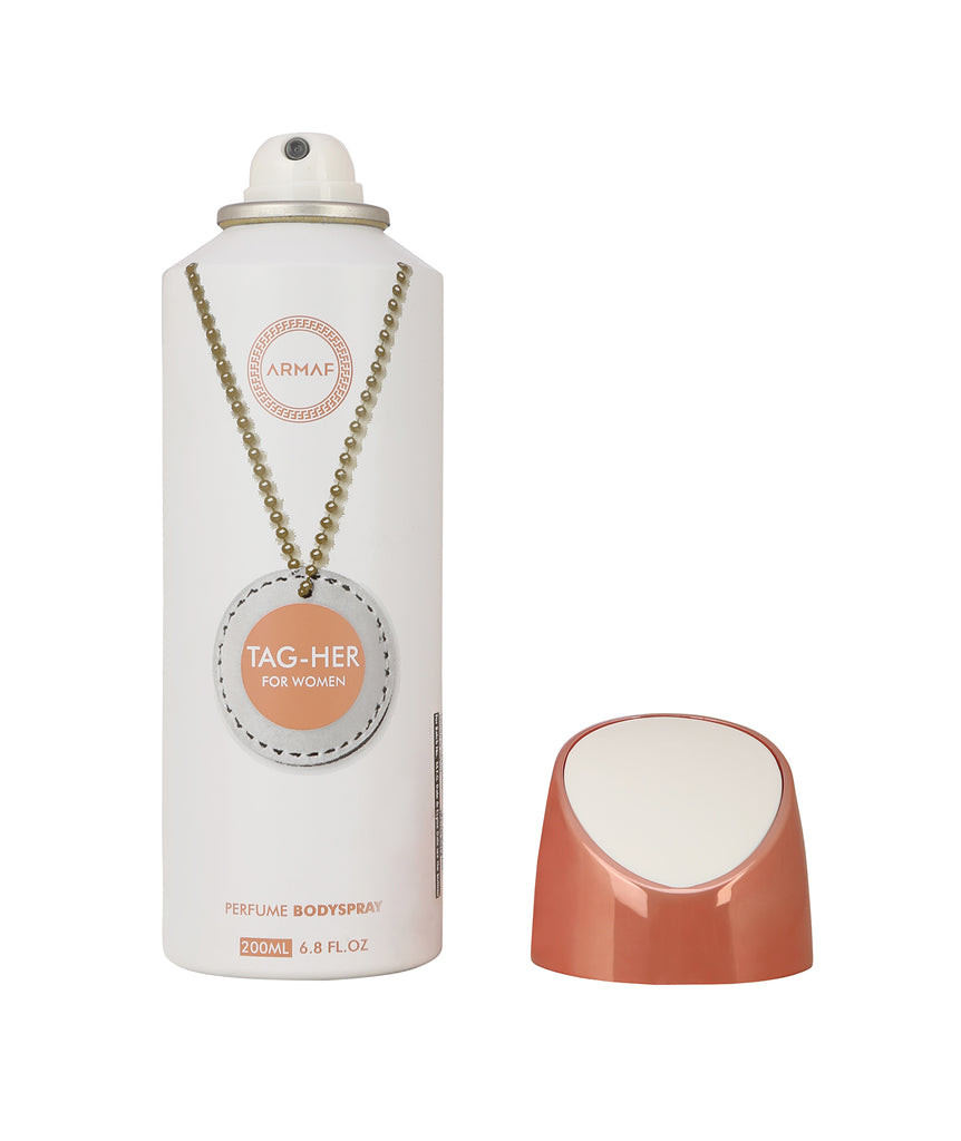 Armaf Body Spray for Women, Tag Her, 200ml - White