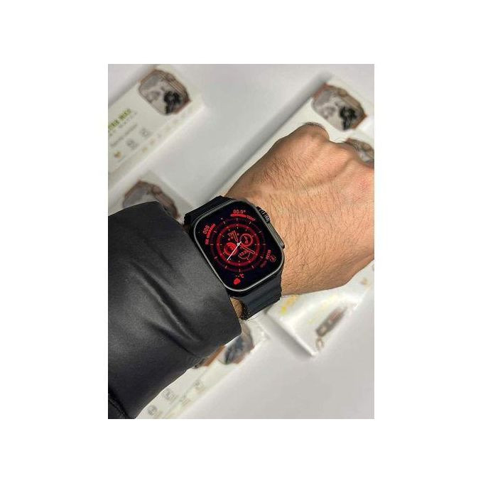 Ultra Max Smartwatch Black Ocean Band 49mm 2.2 Inch ,iphone , Android -Black