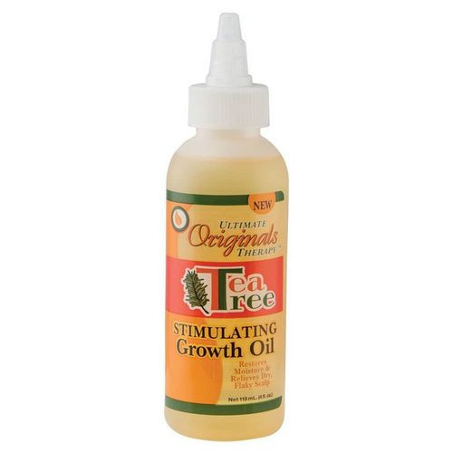 Originals Tea Tree Oil Stimulating Growth Oil, Hair & Scalp Moisturizing, Relieves Dry, Itchy, Flaky Scalp, Replenishes Dry Brittle Hair, 4oz