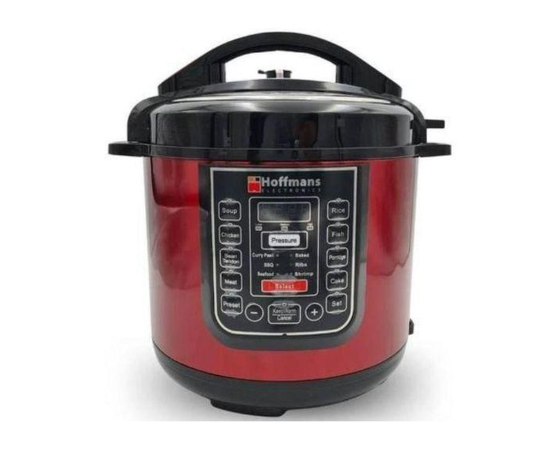 Hoffmans 6.5L Genuine 14 In 1 Digital Electric Pressure Cooker - Red, Silver
