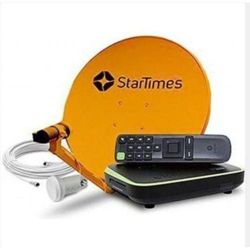 Startimes Full Kit Satellite Dish Decoder - Black