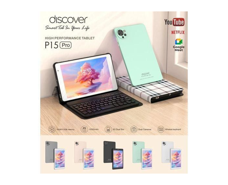 Discover P15 Pro 8" 16GB RAM 1TB Storage With Free Keyboard