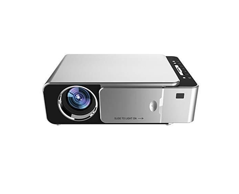 Borrego Android HD 3D 4K (800 x 480) miracast 3000 Lumens Smart Home Cinema Projector with LAN, 8GB 1GB Ram, Wi-Fi, USB, VGA, Bluetooth, HDMI (Silver) - silver - blqack - Black
